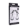 Sportsheets Velvet Noir Tuggable Nipple Clamps - Royal Sins
