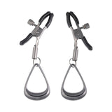 Sportsheets Velvet Noir Tuggable Nipple Clamps - Royal Sins