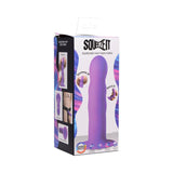 Squeeze - It Squeezable Wavy Dildo Purple - Royal Sins