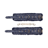 SS S&M Cougar Fur Handcuffs - Royal Sins