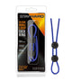 Stay Hard Silicone Double Loop Lasso/Bolo Cockring Blue - Royal Sins