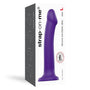 Strap - On - Me Bendable Dual - Density Silicone Suction Cup Dildo Purple L - Royal Sins
