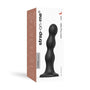 Strap - On - Me Hybrid Collection Silicone Dildo Plug Balls Black L - Royal Sins