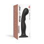 Strap - On - Me Hybrid Collection Silicone Dildo Plug P&G Black XL - Royal Sins
