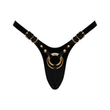 Strap - On - Me Leatherette Harness Fabulous One Size Black Glossy - Royal Sins