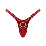 Strap - On - Me Leatherette Harness Fabulous One Size Red Glossy - Royal Sins