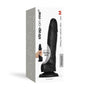 Strap - On - Me Realistic Collection Sliding Skin Dual - Density Silicone Dildo Black M - Royal Sins