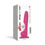 Strap - On - Me Realistic Collection Sliding Skin Dual - Density Silicone Dildo Fuchsia S - Royal Sins