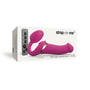 Strap - On - Me Rechargeable Remote - Controlled Multi Orgasm Bendable Strap - On Fuchsia L - Royal Sins