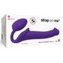 Strap - On - Me Semi - Realistic Bendable Silicone Strap - On Purple M - Royal Sins