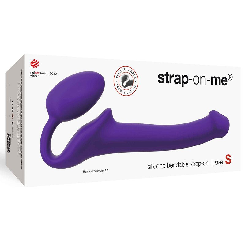 Strap - On - Me Semi - Realistic Bendable Silicone Strap - On Purple S - Royal Sins