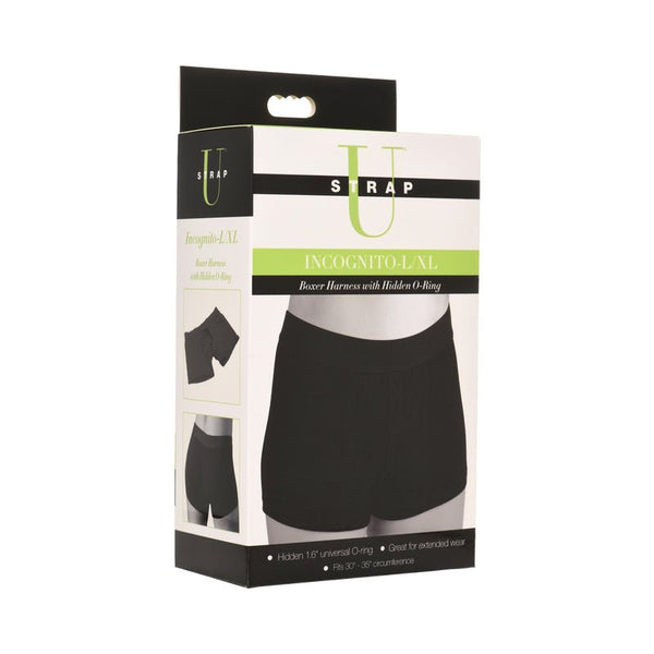 Strap U Incognito Boxer Harness with Hidden O - Ring L/XL - Royal Sins