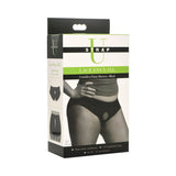 Strap U Lace Envy Crotchless Panty Harness Black 3XL - Royal Sins