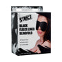 STRICT Black Fleece Lined Blindfold - Royal Sins