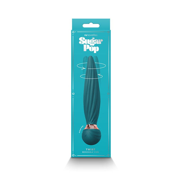 Sugar Pop Twist Gyrating Bendable Vibe Teal - Royal Sins