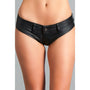 Suns Out Buns Out PU Bloty Shorts Black Medium - Royal Sins