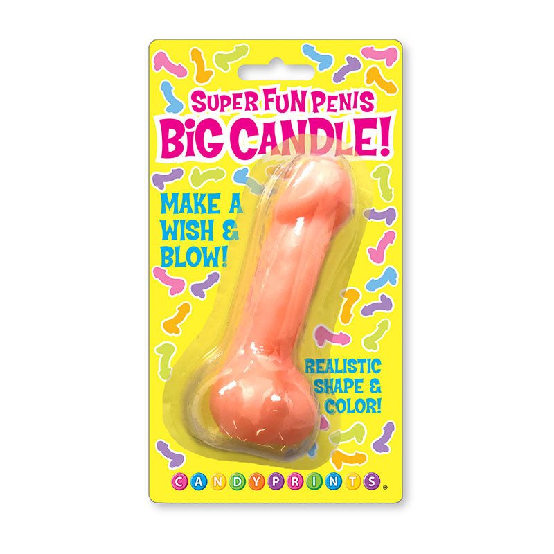Super Fun Big Penis Candle, Pink - Royal Sins