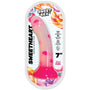 Sweet Sex Sweetheart Bendable 7 in. Silicone Dildo Heart Print Pink - Royal Sins