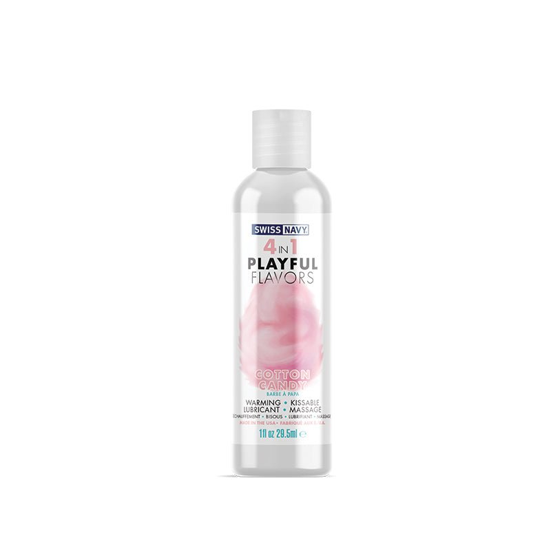 Swiss Navy 4 in 1 Playful Flavors Cotton Candy 1 oz. - Royal Sins
