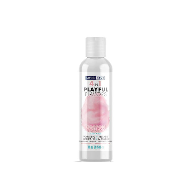Swiss Navy 4 in 1 Playful Flavors Cotton Candy 1 oz. - Royal Sins