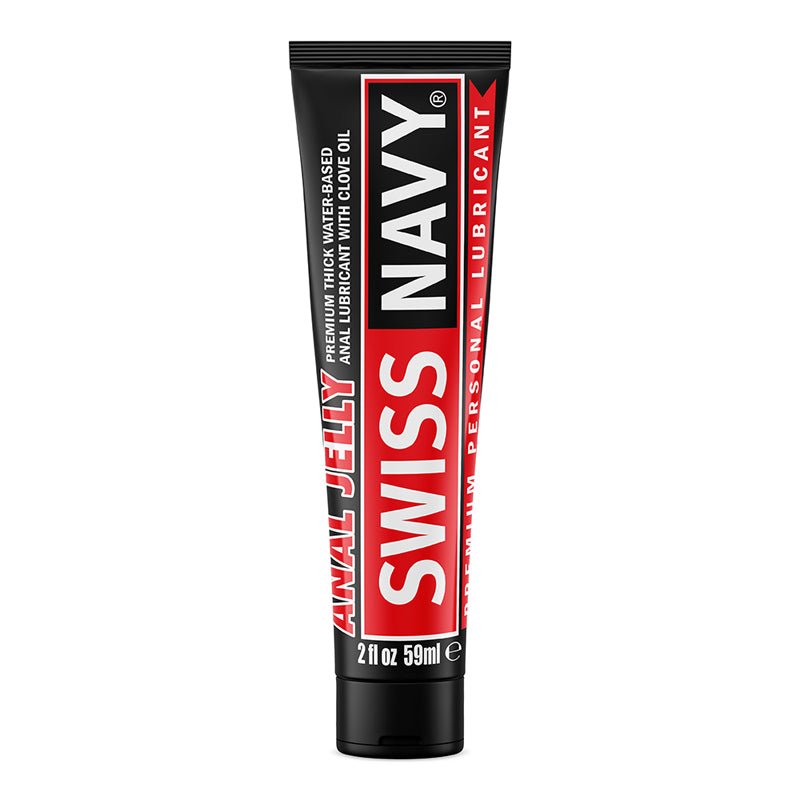 Swiss Navy Anal Jelly Premium Water Based Lubricant with Clove Oil 2 oz. - Royal Sins