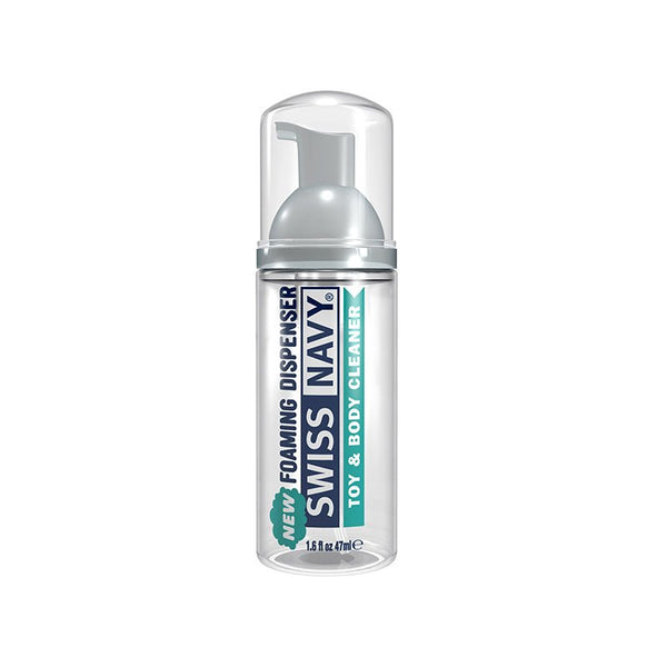 Swiss Navy Toy and Body Cleaner Foaming Dispenser 1.6 oz. - Royal Sins