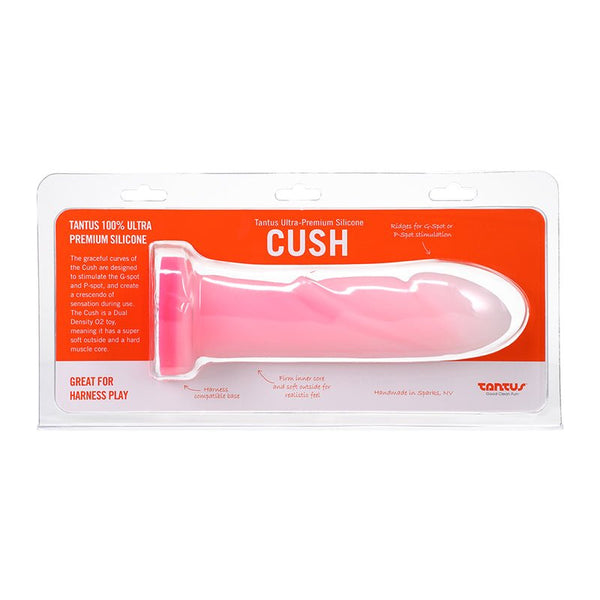 Tantus Cush O2 Dual Density G - Spot Dildo Rose Quartz - Royal Sins