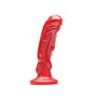 Tantus Magma Textured Fantasy Dildo Crimson - Royal Sins