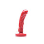 Tantus Mini Magma Textured Fantasy Dildo Crimson - Royal Sins