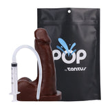 Tantus POP n' Play Squirting Packer Espresso (Bag) - Royal Sins