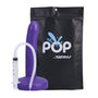 Tantus POP Slim Squirting Dildo Indiglow (Bag) - Royal Sins