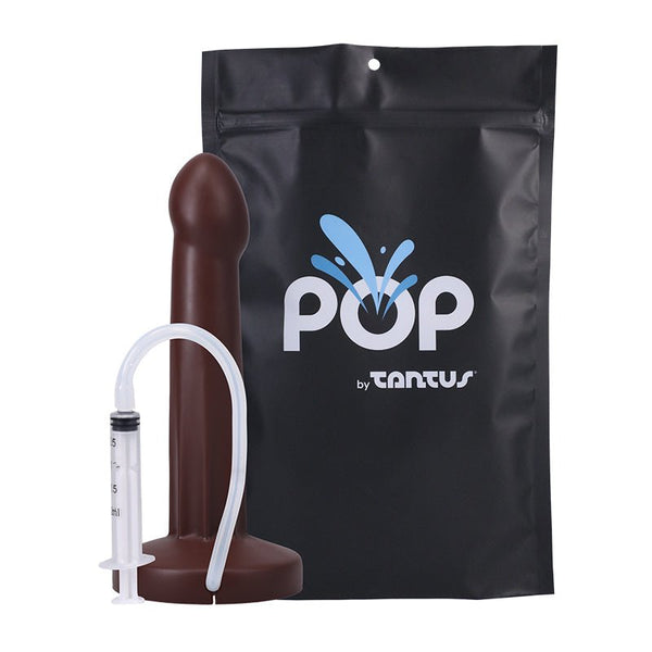 Tantus POP Squirting Dildo Espresso (Bag) - Royal Sins