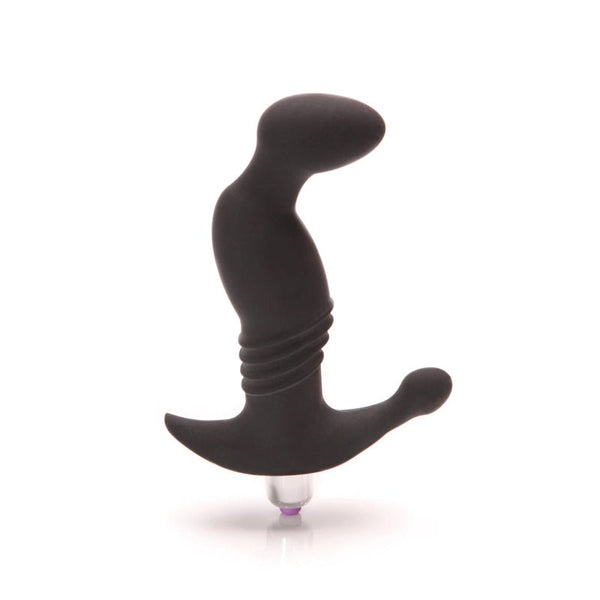 Tantus Prostate Play Vibrating Prostate Massager Black Onyx - Royal Sins