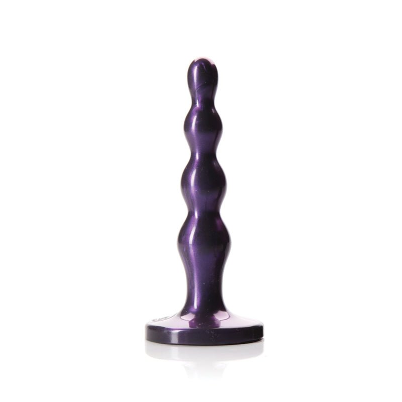 Tantus Ripple Large Beaded Anal Plug Midnight Purple - Royal Sins