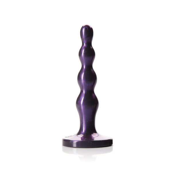 Tantus Ripple Large Beaded Anal Plug Midnight Purple - Royal Sins