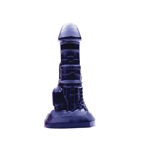 Tantus Steamhunk Textured Fantasy Dildo Onyx (Bag) - Royal Sins
