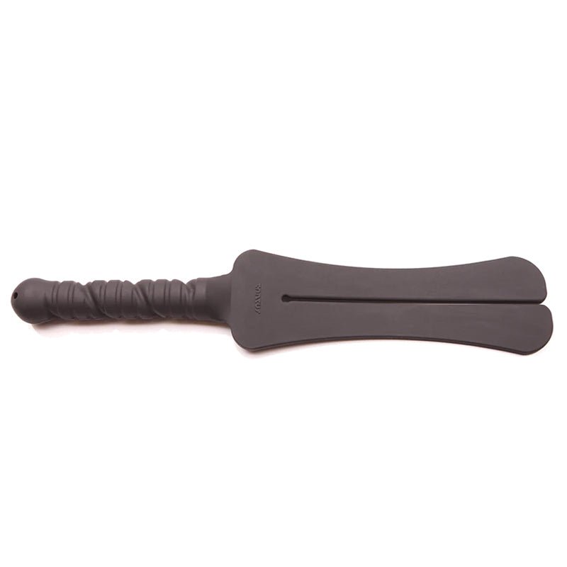 Tantus Trip 2 Tawse Dildo Paddle Whip (Bag) - Royal Sins
