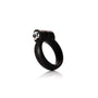 Tantus Vibrating C - Ring 2 in. Onyx (Bag) - Royal Sins