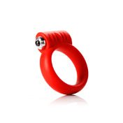 Tantus Vibrating C - Ring 2 in. Red - Royal Sins