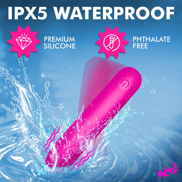 Tapered Flexible Silicone Bullet - Pink - Royal Sins