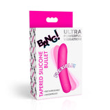 Tapered Flexible Silicone Bullet - Pink - Royal Sins