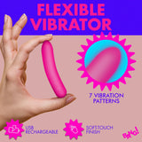 Tapered Flexible Silicone Bullet - Pink - Royal Sins