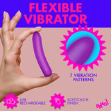 Tapered Flexible Silicone Bullet - Purple - Royal Sins
