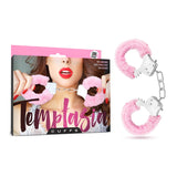 Temptasia Adjustable Faux Fur Cuffs Pink - Royal Sins