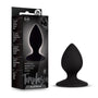 Temptasia 'Slut' Silicone Anal Plug Black - Royal Sins