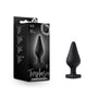 Temptasia 'Spank Me' Silicone Anal Plug with Heart - Shaped Base Black - Royal Sins