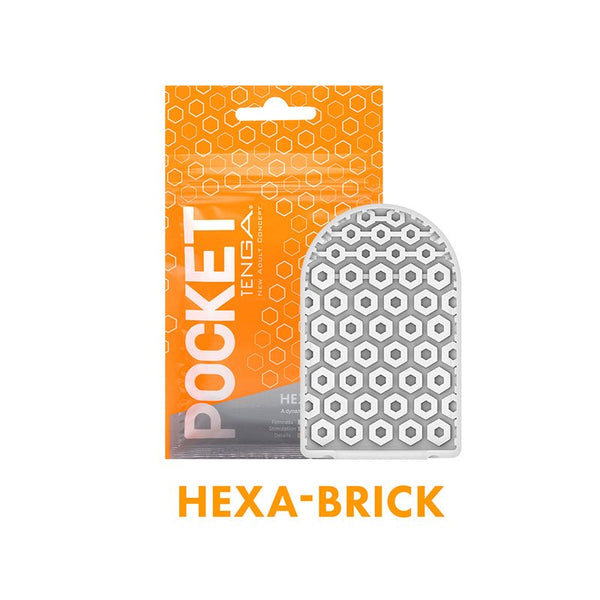 Tenga Pocket Masturbator Sleeve Hexa Brick - Royal Sins