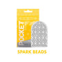 Tenga Pocket Masturbator Sleeve Spark Beads - Royal Sins