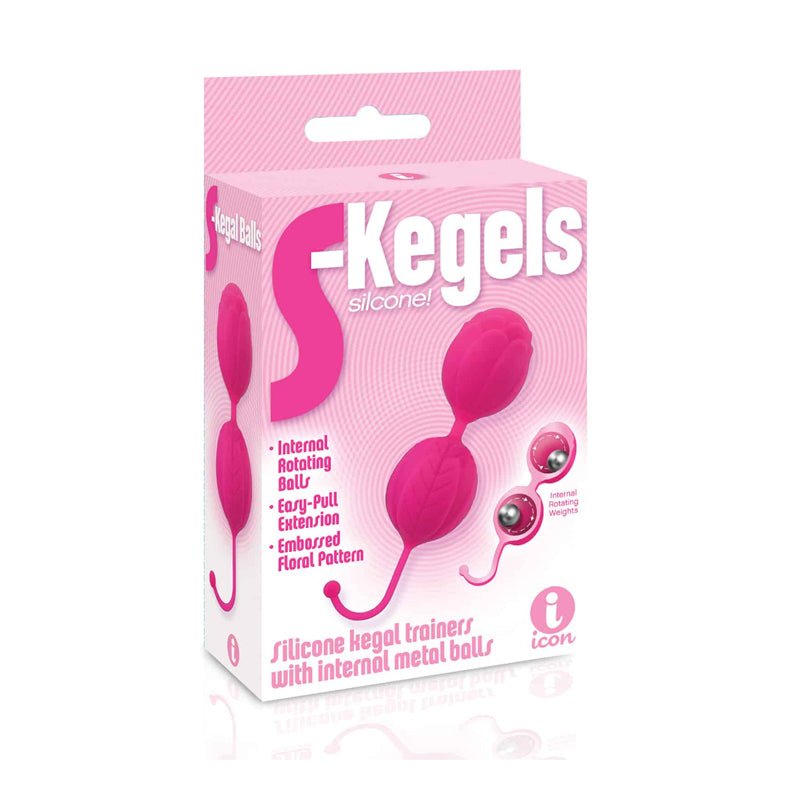 The 9's S - Kegel Silicone Kegel Balls Pink - Royal Sins