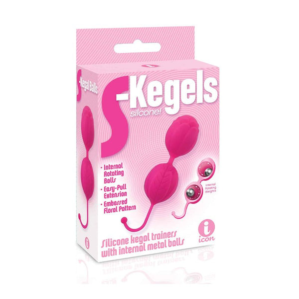 The 9's S - Kegel Silicone Kegel Balls Pink - Royal Sins